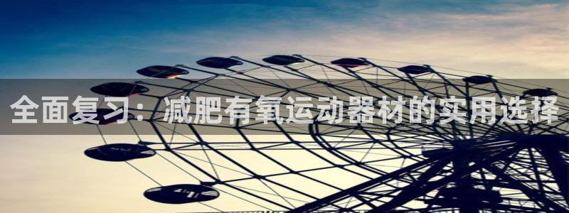征途国际集团E.ON：全面复习：减肥有氧运动器材的实